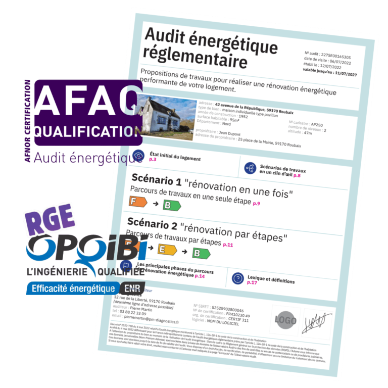 qualification audit énergétique